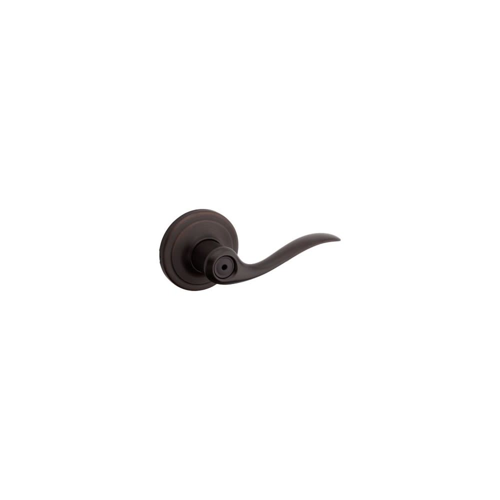 Kwikset Venetian Bronze Bed/Bath Tustin Privacy Door Lever - Ascmtools