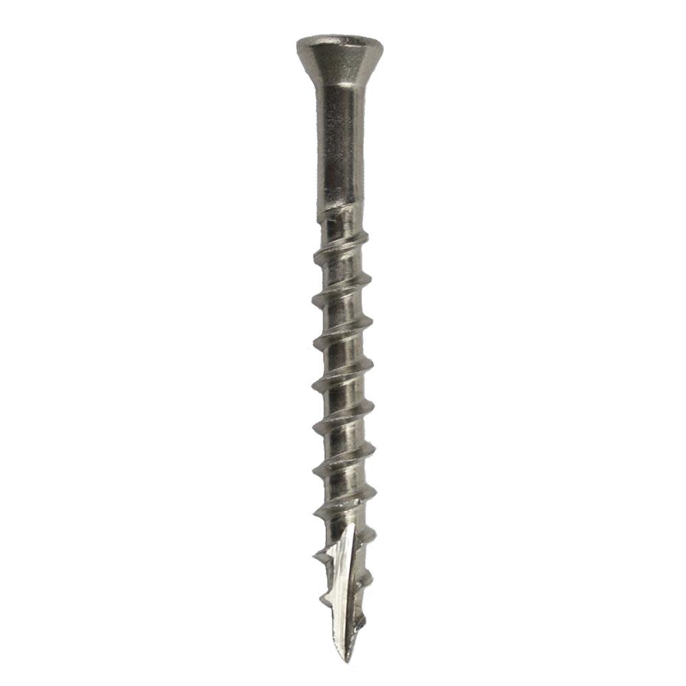 Grip Rite Grip Rit Screws #7 x 1.625″ Countersinking-Head Stainless Steel Star-Drive Deck 1lb Box - Ascmtools