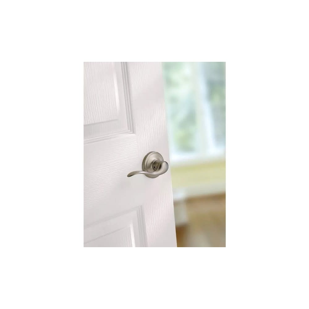 Kwikset Satin Nickel Hall/Closet Tustin Door Lever - Ascmtools