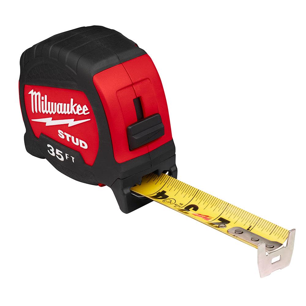Milwaukee 35ft STUD Tape Measure - Ascmtools