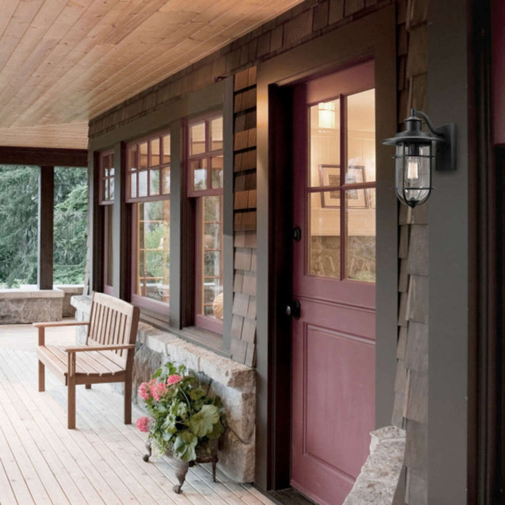 Globe Electric Vintage Turner Wall Sconce Natural Black 1 Light - Ascmtools