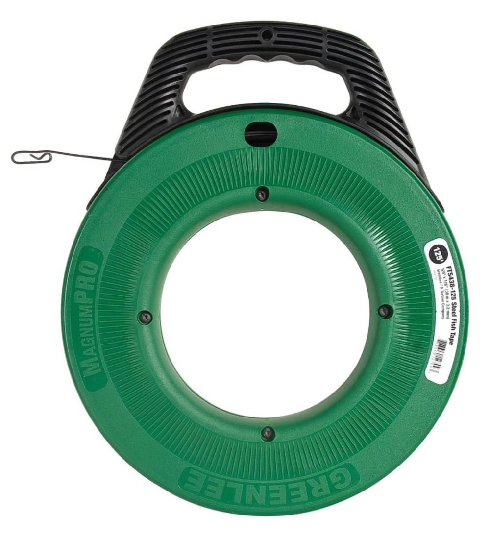 Greenlee 125 Ft. Magnum Pro Steel Fish Tape - Ascmtools