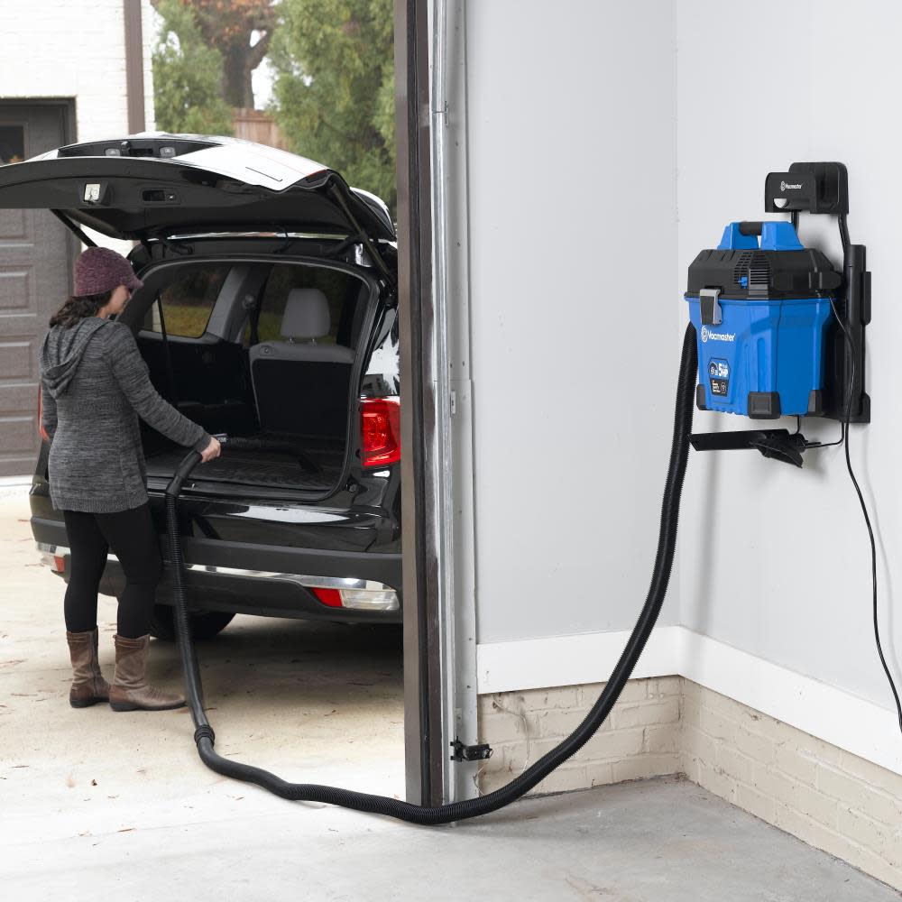 Vacmaster 5 Gallon Wall Mountable Wet/Dry Vac with Remote Control - Ascmtools