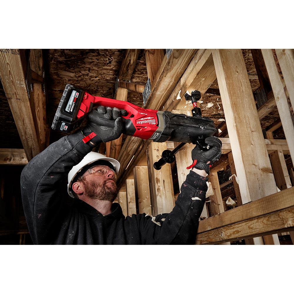 Milwaukee M18 FUEL Super Hawg Right Angle Drill QUIK-LOK Bare Tool Reconditioned - Ascmtools