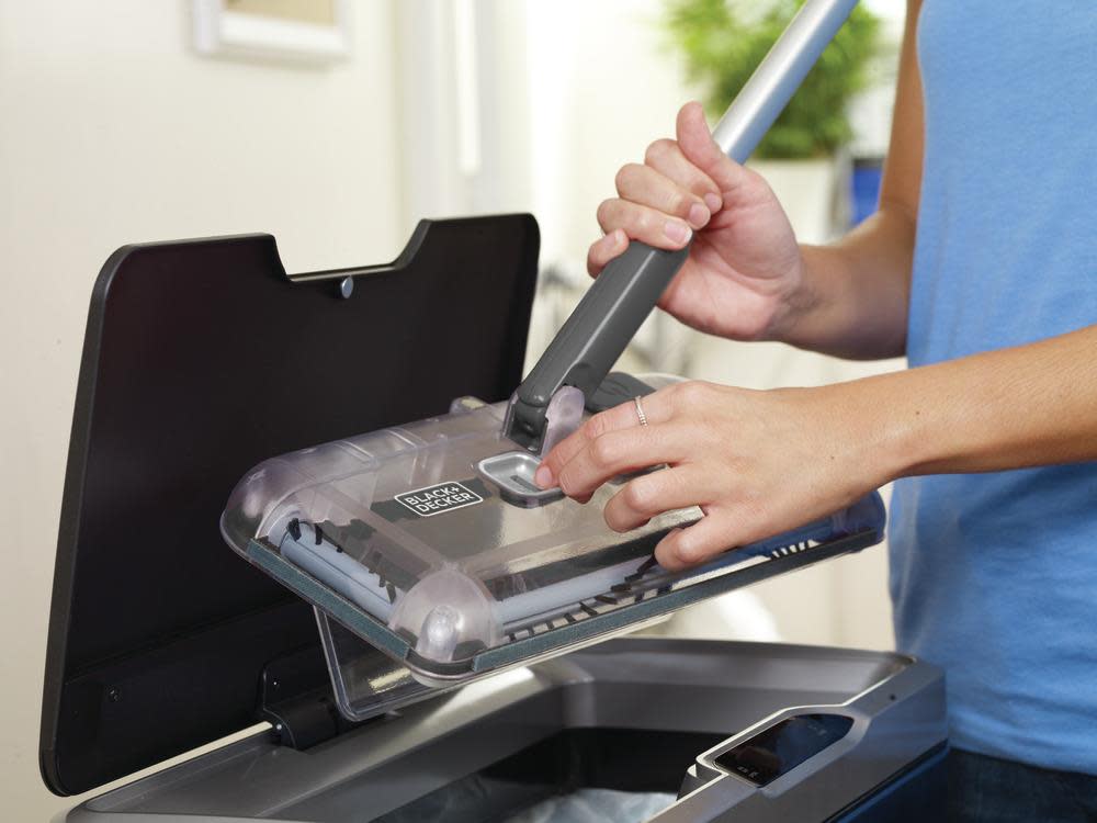 Black and Decker Lithium Floor Sweeper Grey - Ascmtools