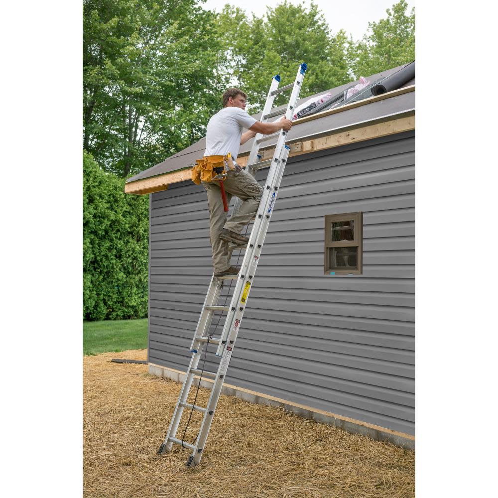 Werner 28 Ft. Type I Aluminum Extension Ladder - Ascmtools