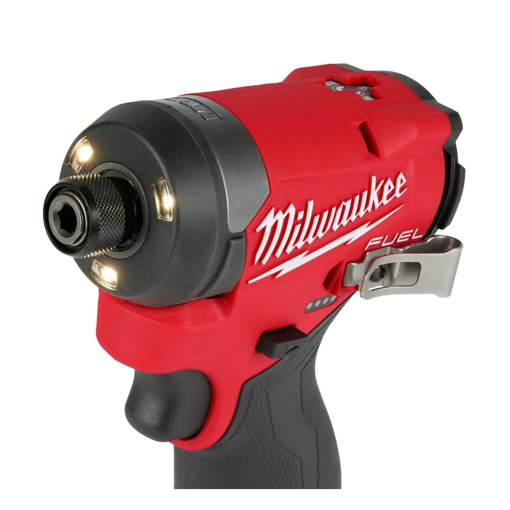 Milwaukee M12 FUEL 1/4″ Hex Impact Driver Kit - Ascmtools