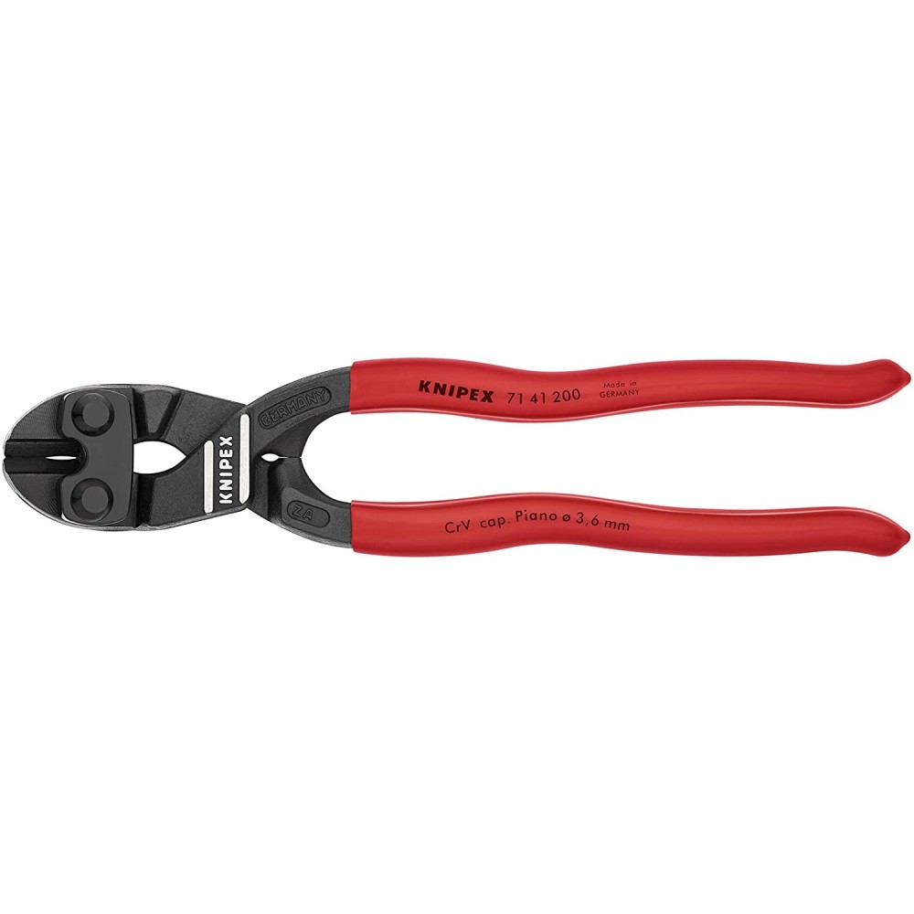 Knipex Bolt Cutter 20 Degree Cobolt Compact 200mm - Ascmtools