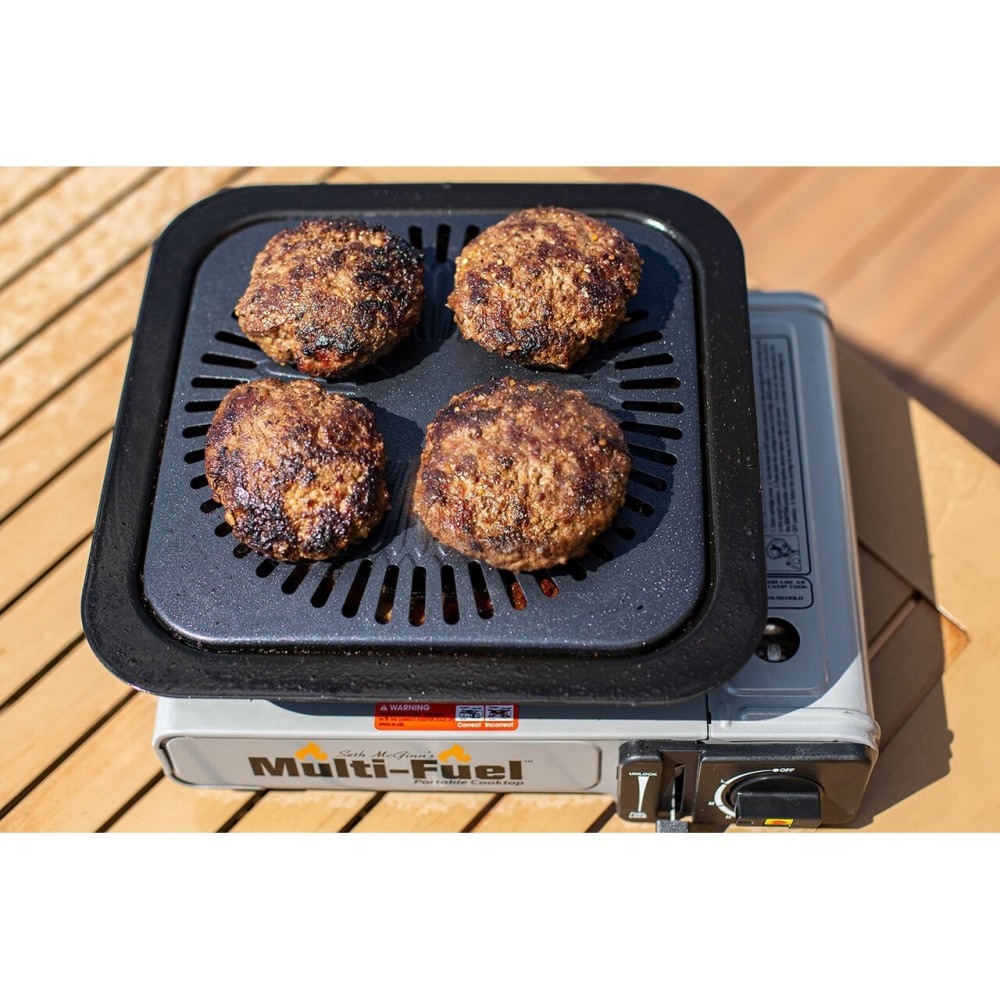 Cancooker Black Portable Conversion Grill - Ascmtools