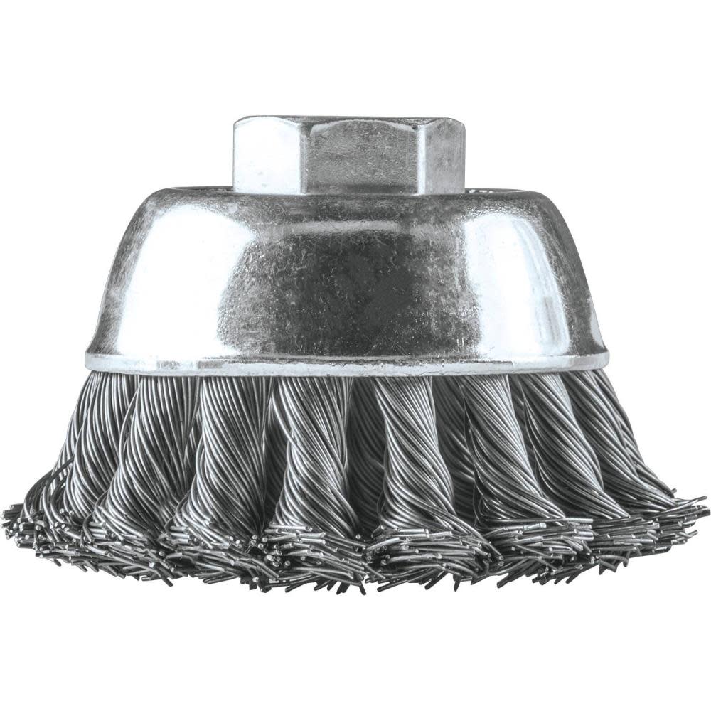Makita 2-3/4″ Knot Wire Cup Brush 5/8″-11 - Ascmtools