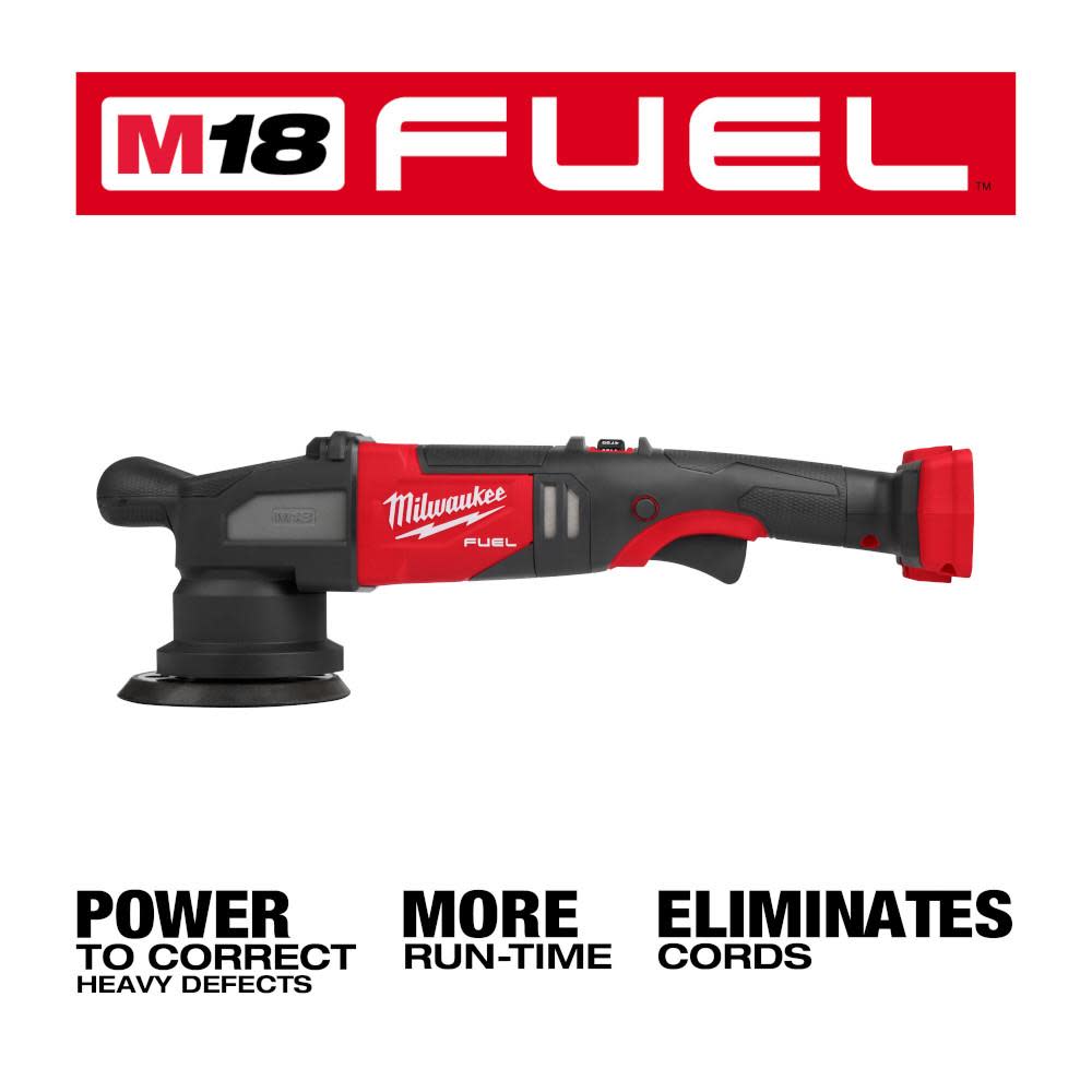Milwaukee M18 FUEL 15mm Random Orbital Polisher Bare Tool - Ascmtools