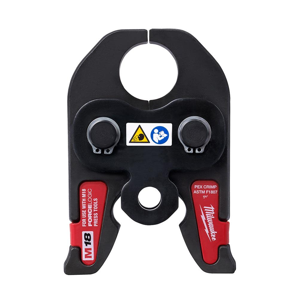 Milwaukee 1-1/4″ PEX Crimp (F1807) Jaw for M18 FORCE LOGIC Press Tools - Ascmtools