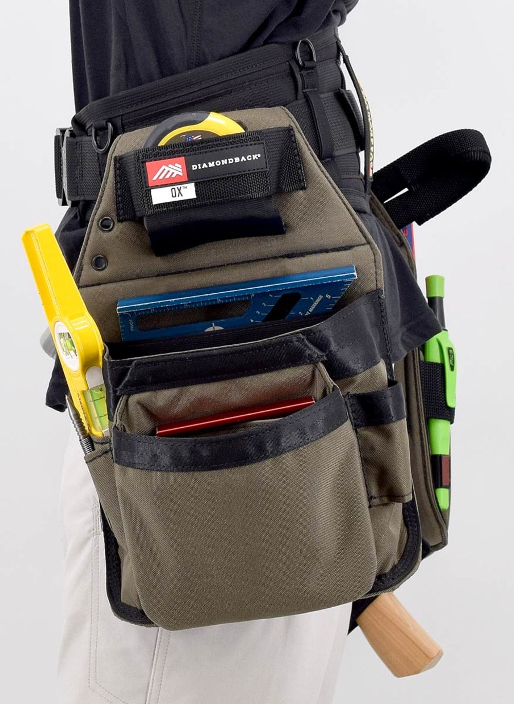 Diamondback Toolbelts Ranger Green Right Hand Small Grrande 2.0 Tool Pouch - Ascmtools