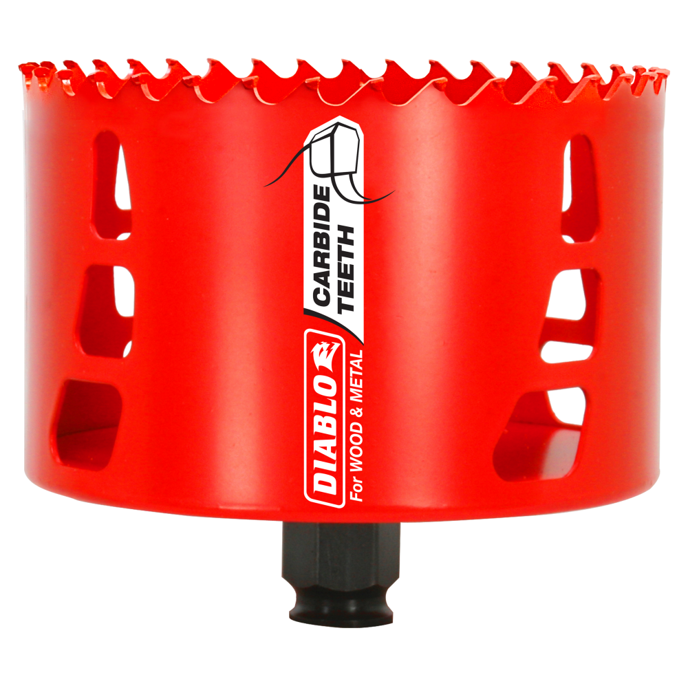 Diablo Tools 4-1/8″ (105mm) Carbide-Tip Wood & Metal Holesaw - Ascmtools
