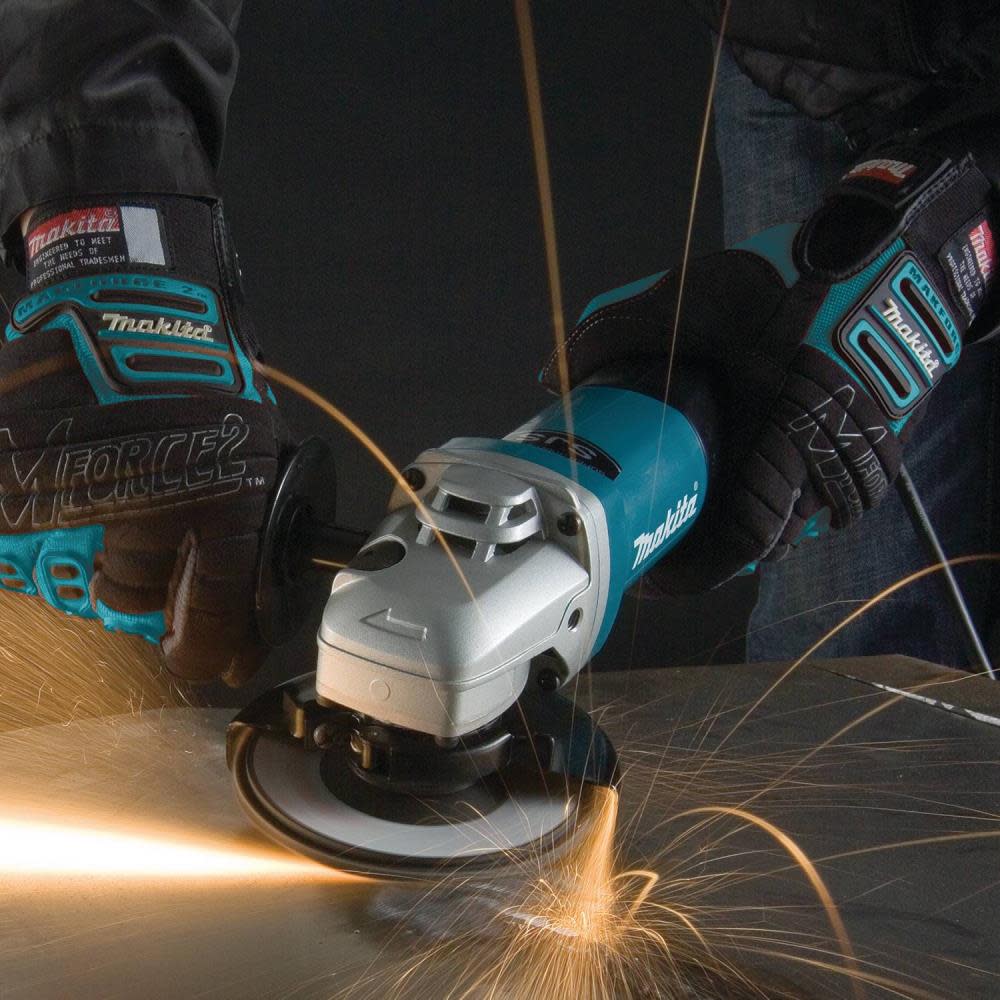 Makita 5 in. SJS High-Power Paddle Switch Angle Grinder - Ascmtools