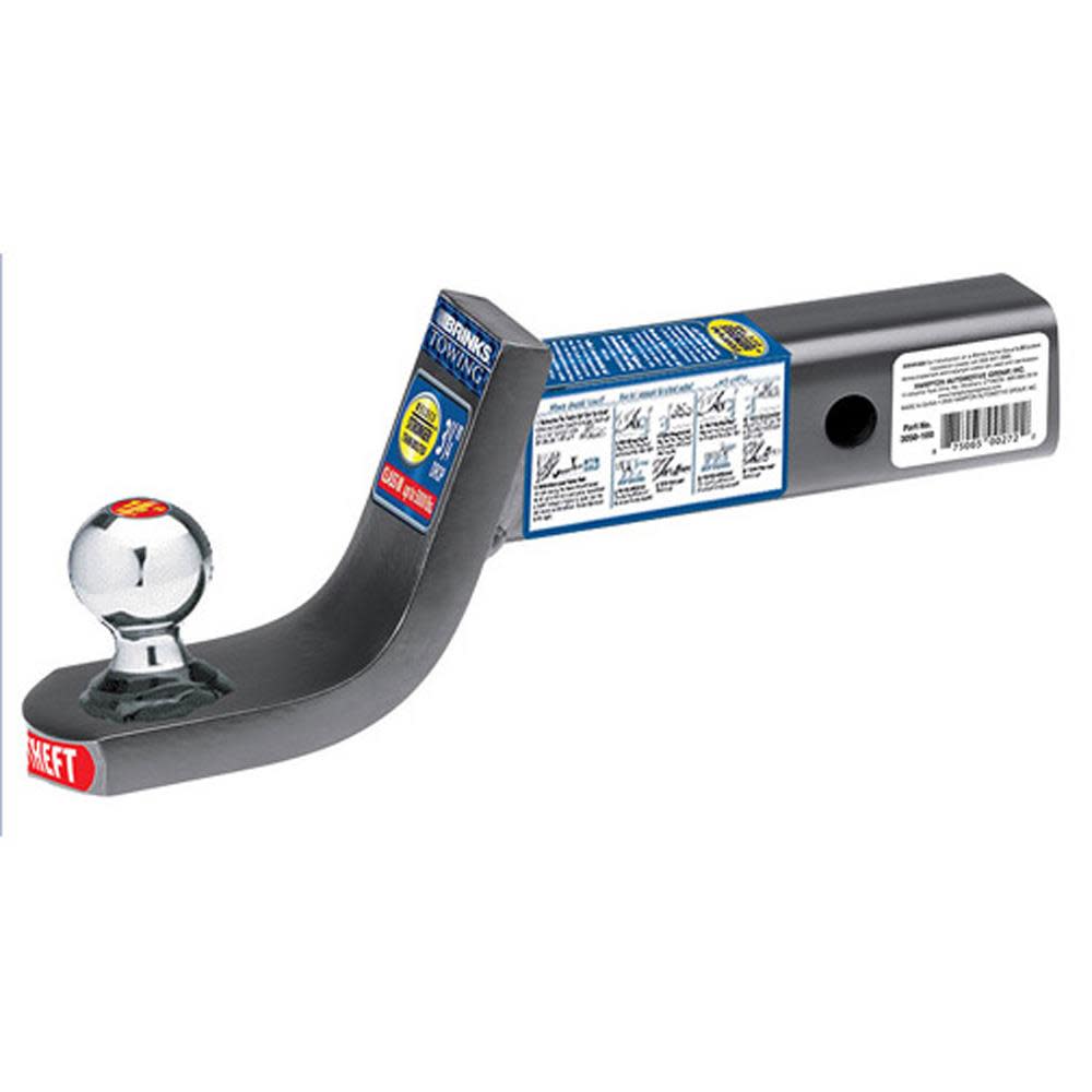 Brinks Welded 3-1/4-in Drop1-7/8-in Ball Mount - Ascmtools