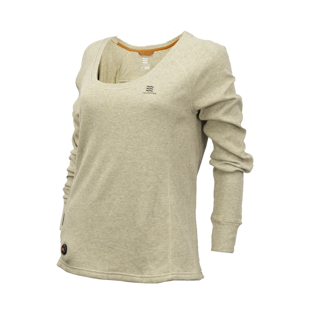 Mobile Warming Thermick Baselayer Shirt Womens 7.4V Tan Extra Small - Ascmtools