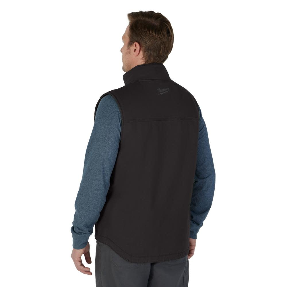 Milwaukee Heavy Duty Sherpa Lined Vest Black XL - Ascmtools