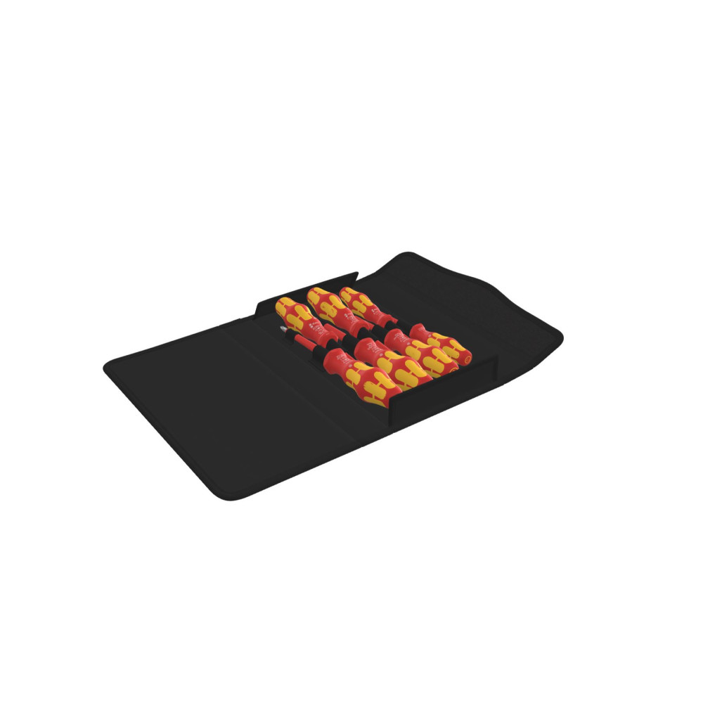 Wera Tools 7pc Kraftform Plus 100 i/7 Set 1 VDE Screwdriver Set - Ascmtools