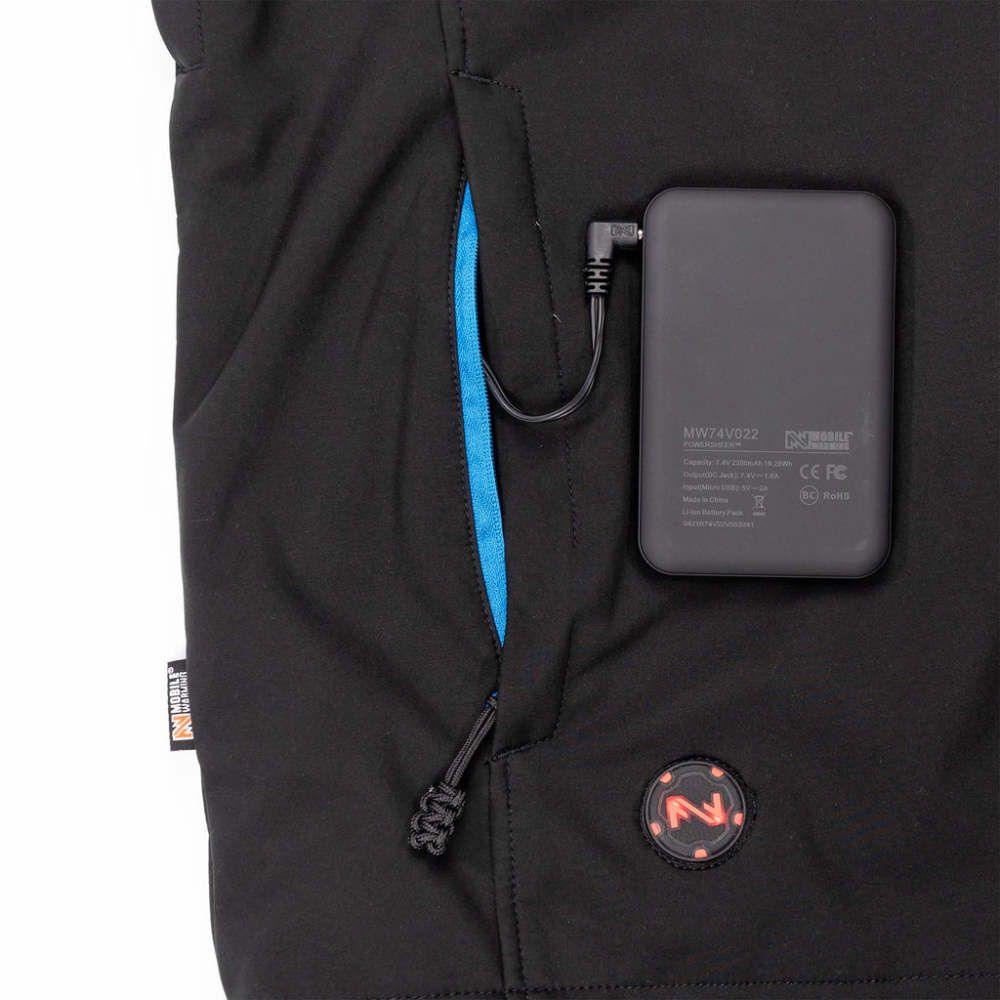 Mobile Warming 7.4V Alpine 2.0 Heated Jacket Mens Black Small - Ascmtools