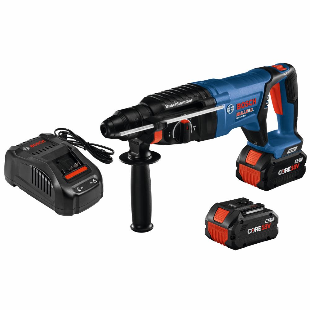 Bosch 18V EC Bulldog 1″ Rotary Hammer SDS plus Brushless Kit - Ascmtools