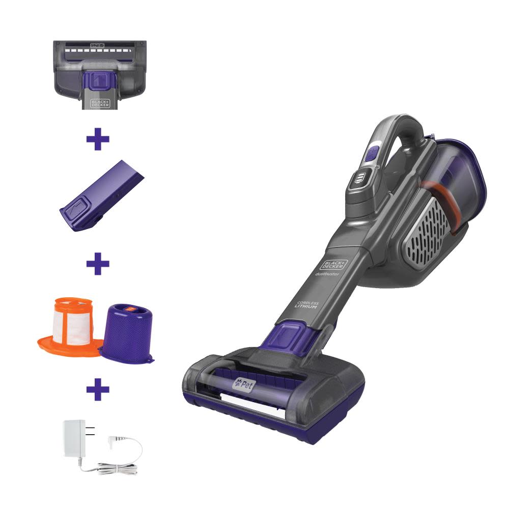 Black and Decker 20V MAX Pet AdvancedClean+ Dustbuster Kit - Ascmtools