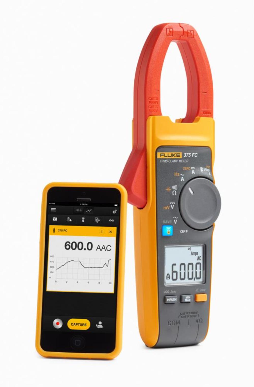 Fluke 375 FC True-RMS AC/DC Clamp Meter - Ascmtools