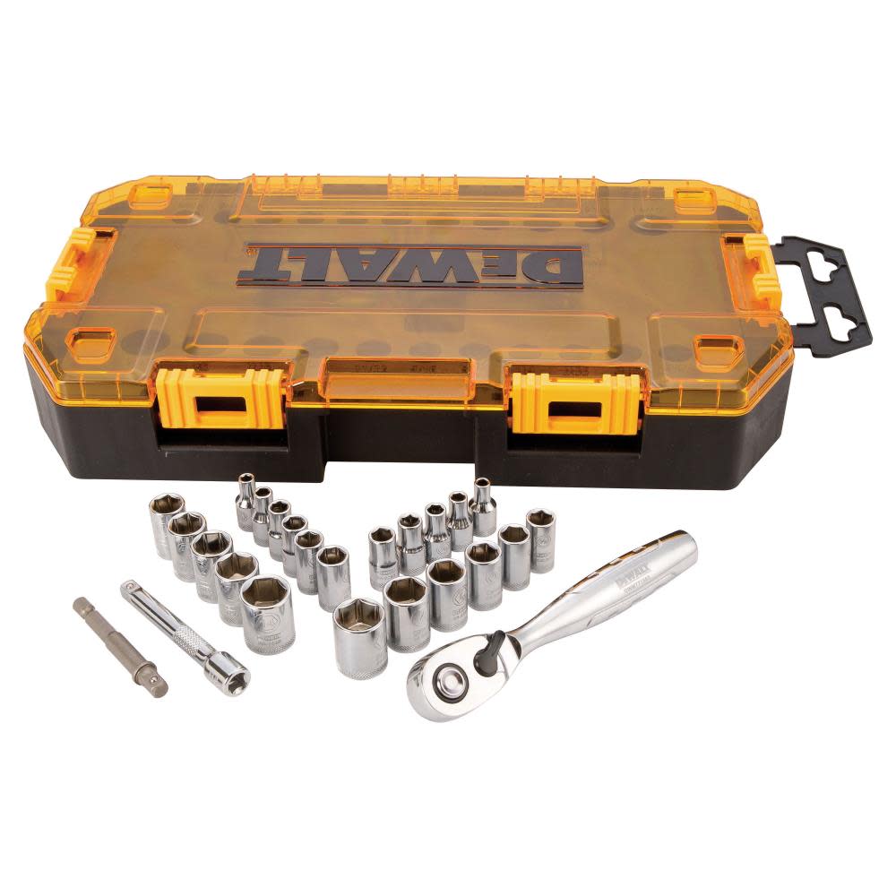 DEWALT 25 piece 1/4 In. Drive Socket Set - Ascmtools