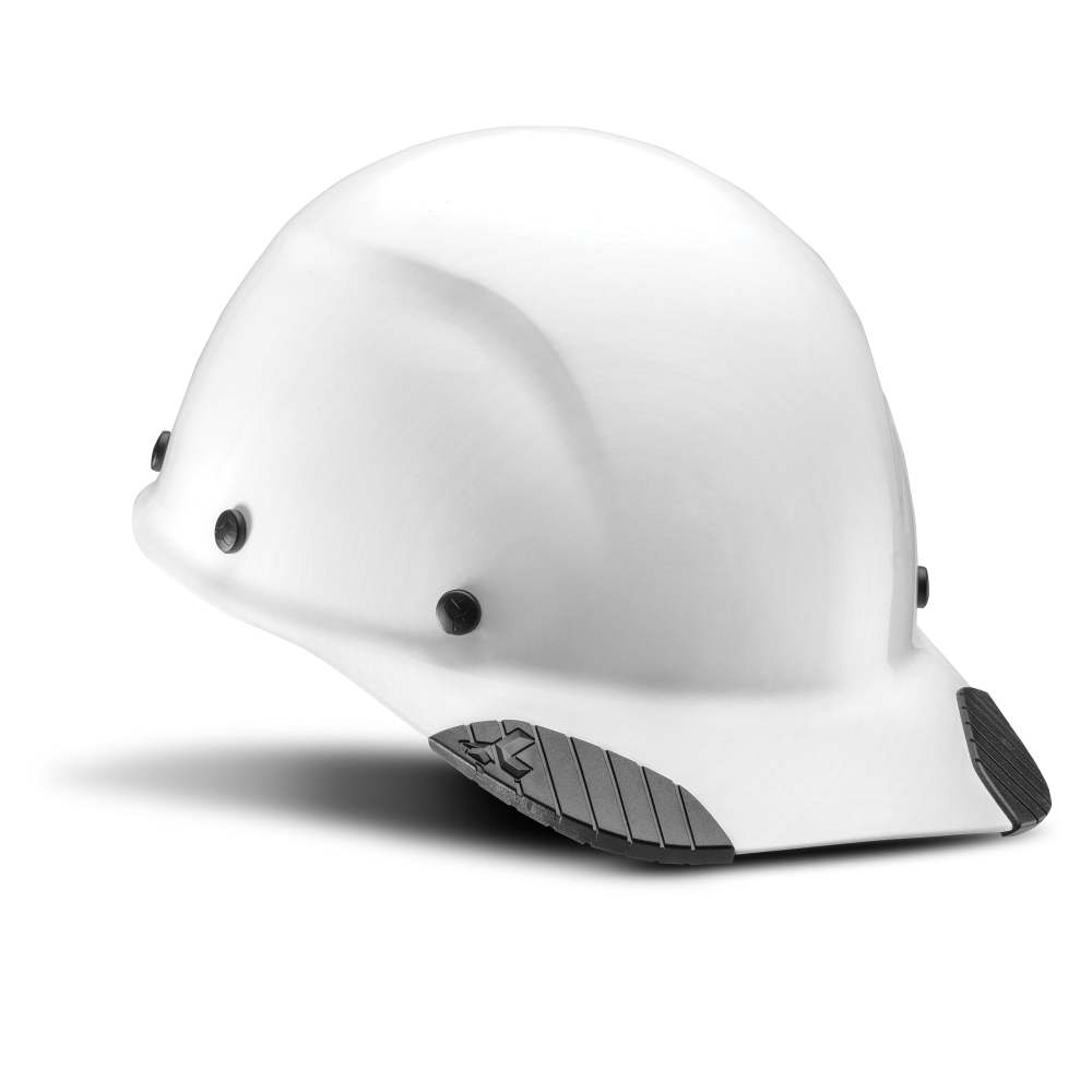 Lift Safety Hard Hat DAX White Fiber Resin Cap Style - Ascmtools