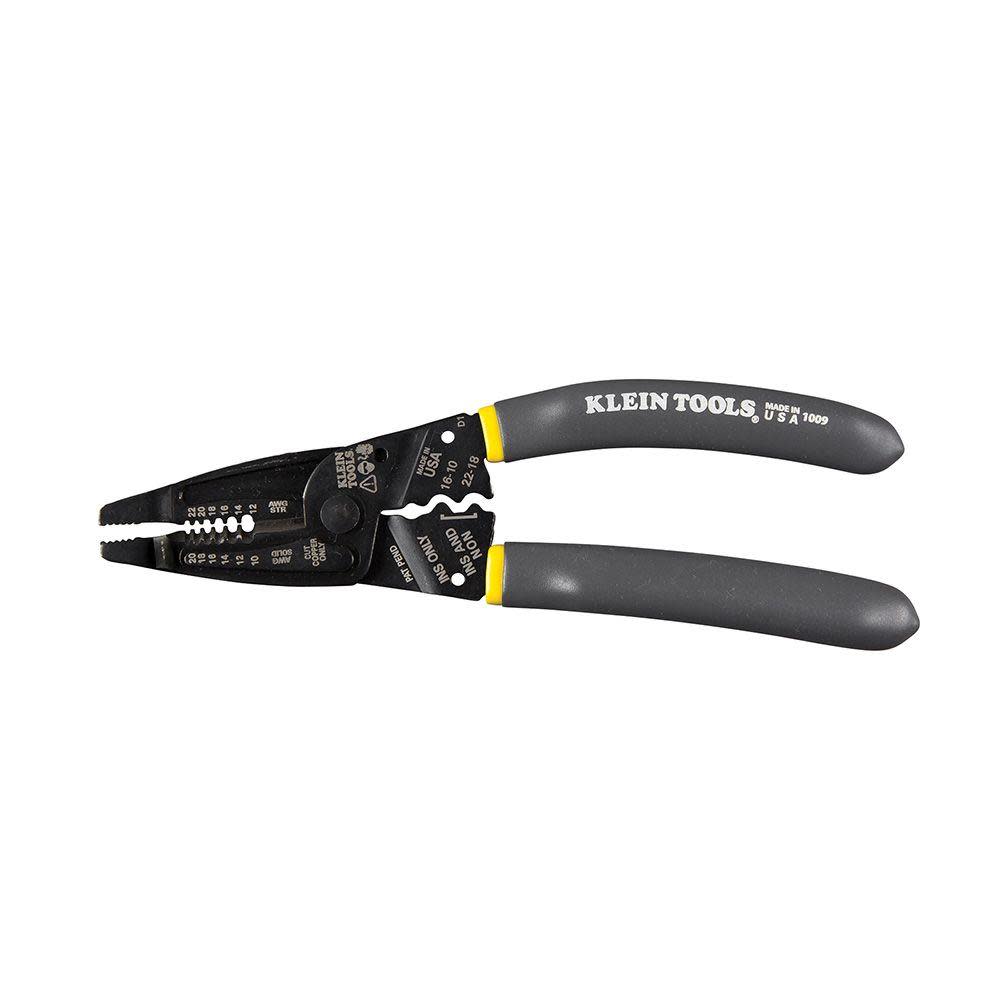 Klein Tools Long-Nose Wire Stripper/Crimper - Ascmtools