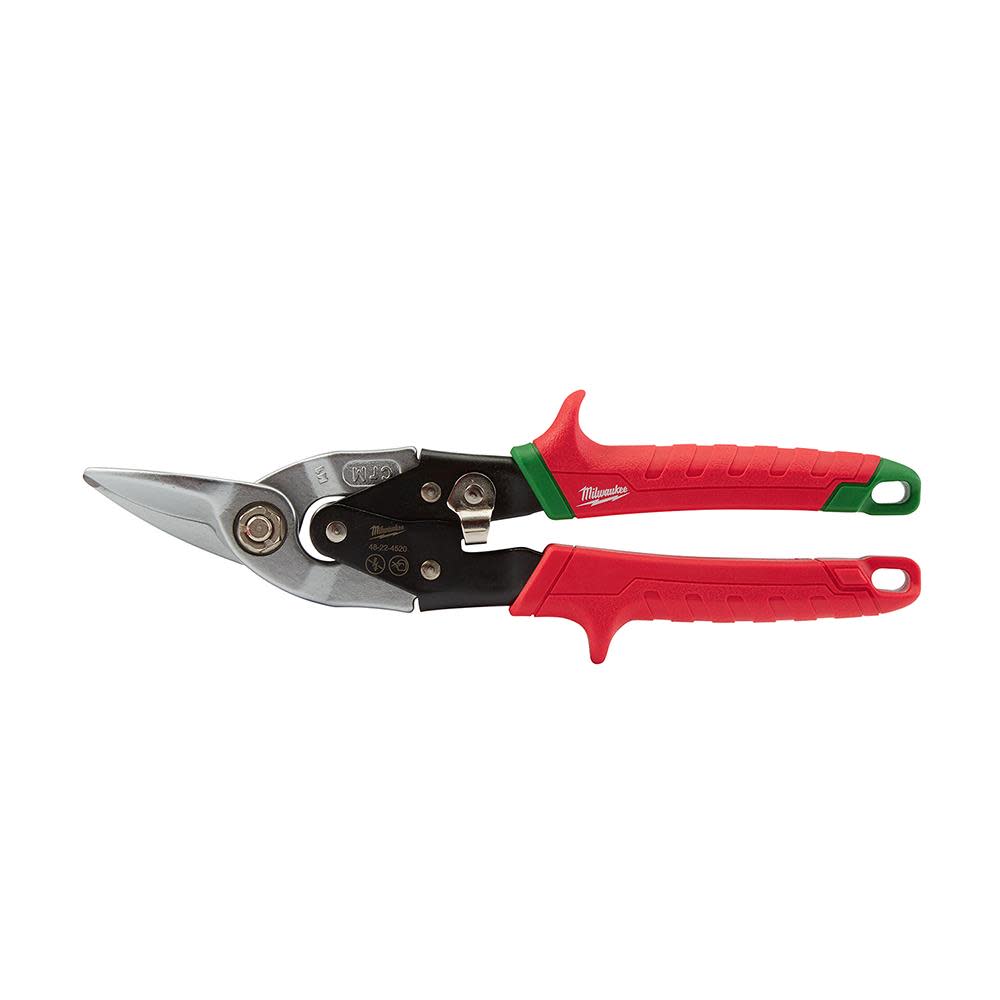 Milwaukee Right Cutting Aviation Snips - Ascmtools