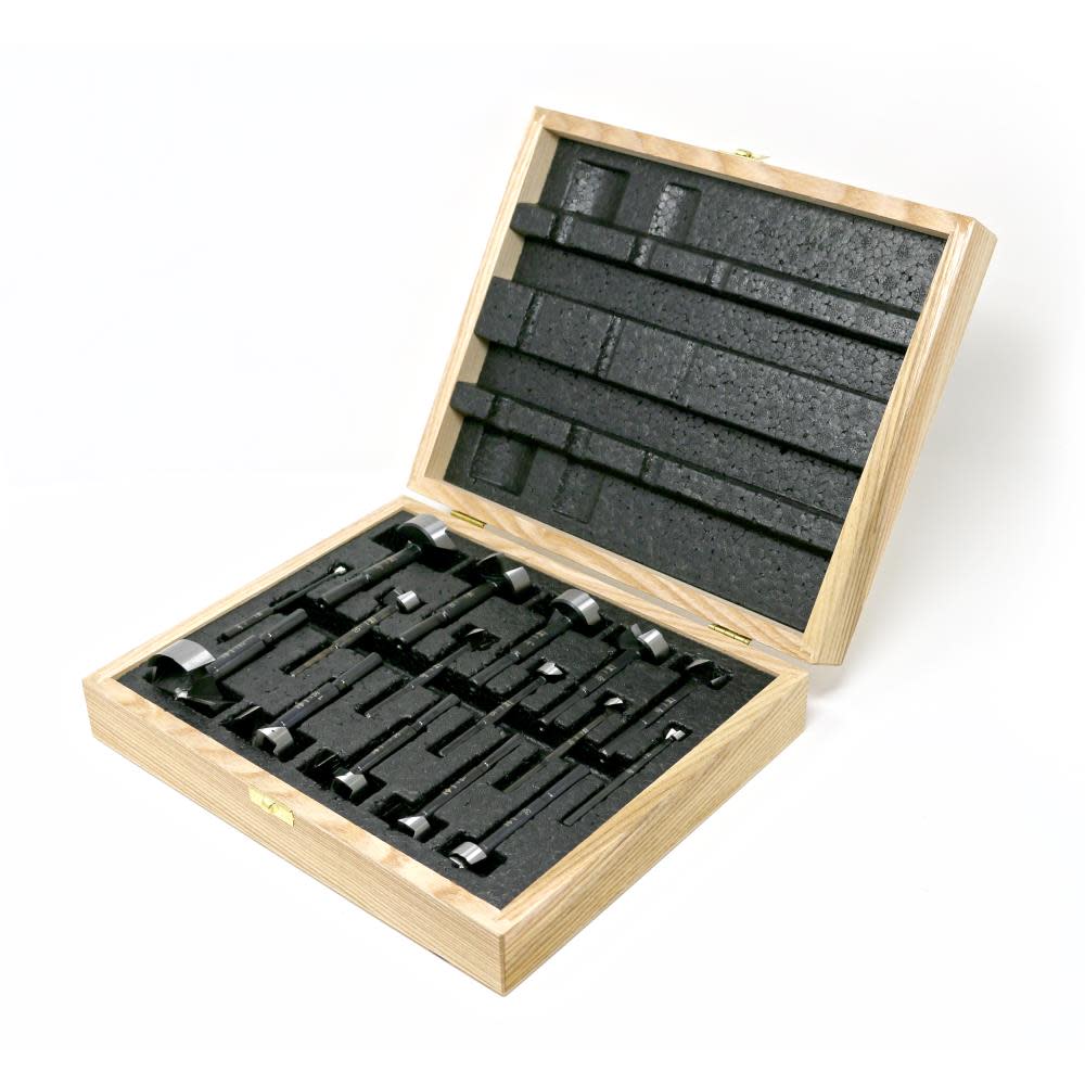 Fisch Black Shark Forstner Bit 16 Pcs Set 15-35 mm & 1/4-2 inches - Ascmtools