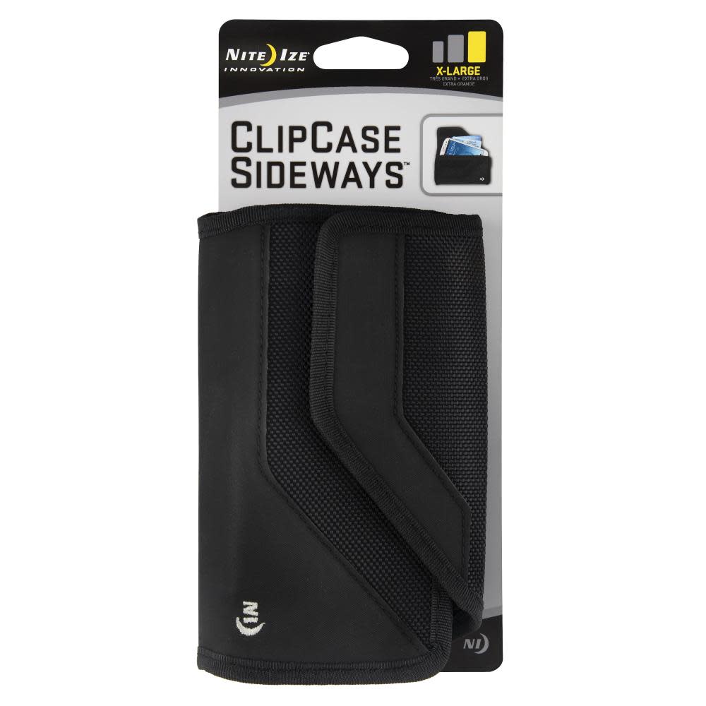 Nite Ize Clip Case Sideways Universal Rugged Holster – XL – Black – CCSXL-03-01 - Ascmtools