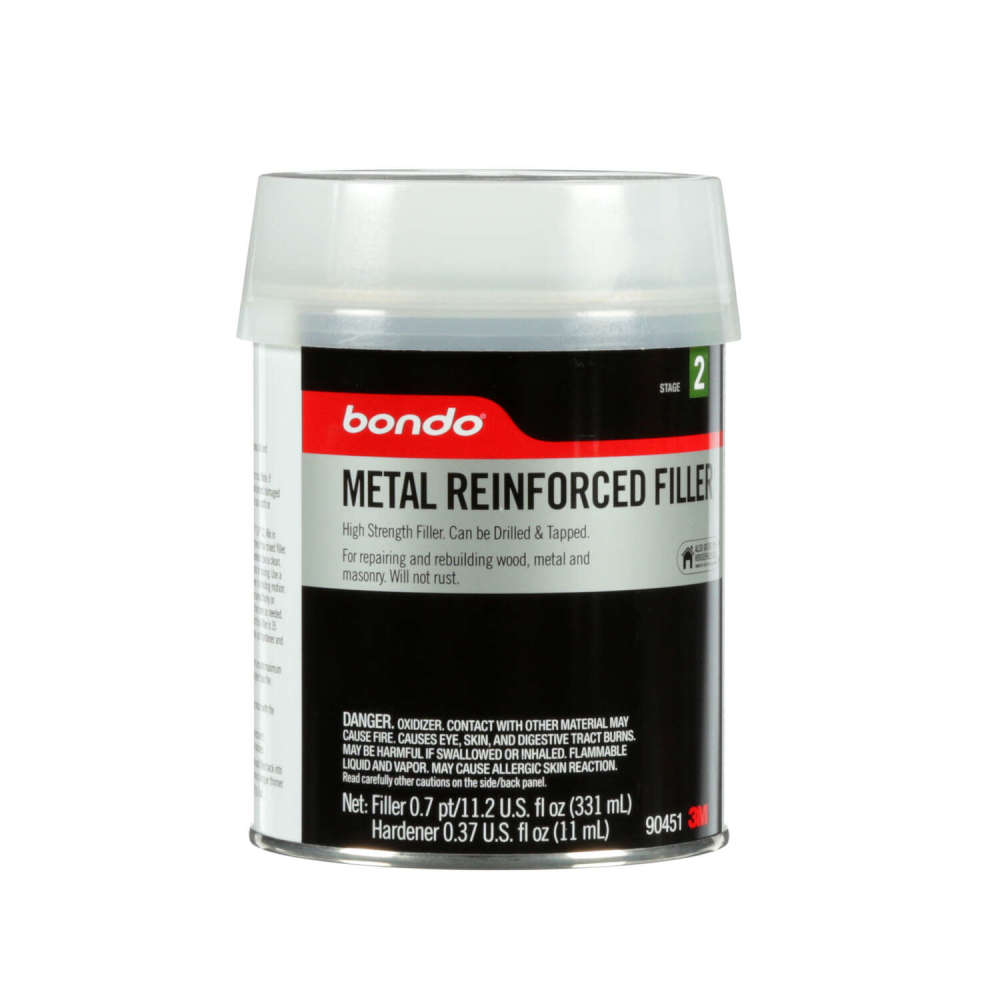 Bondo Metal Reinforced Filler 0.7 Pint - Ascmtools