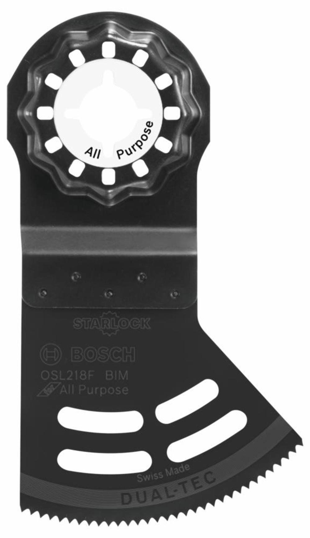 Bosch 2-1/8 In. Starlock Oscillating Multi-Tool 2-in-1 Dual-Tec Bi-Metal Plunge Blade - Ascmtools
