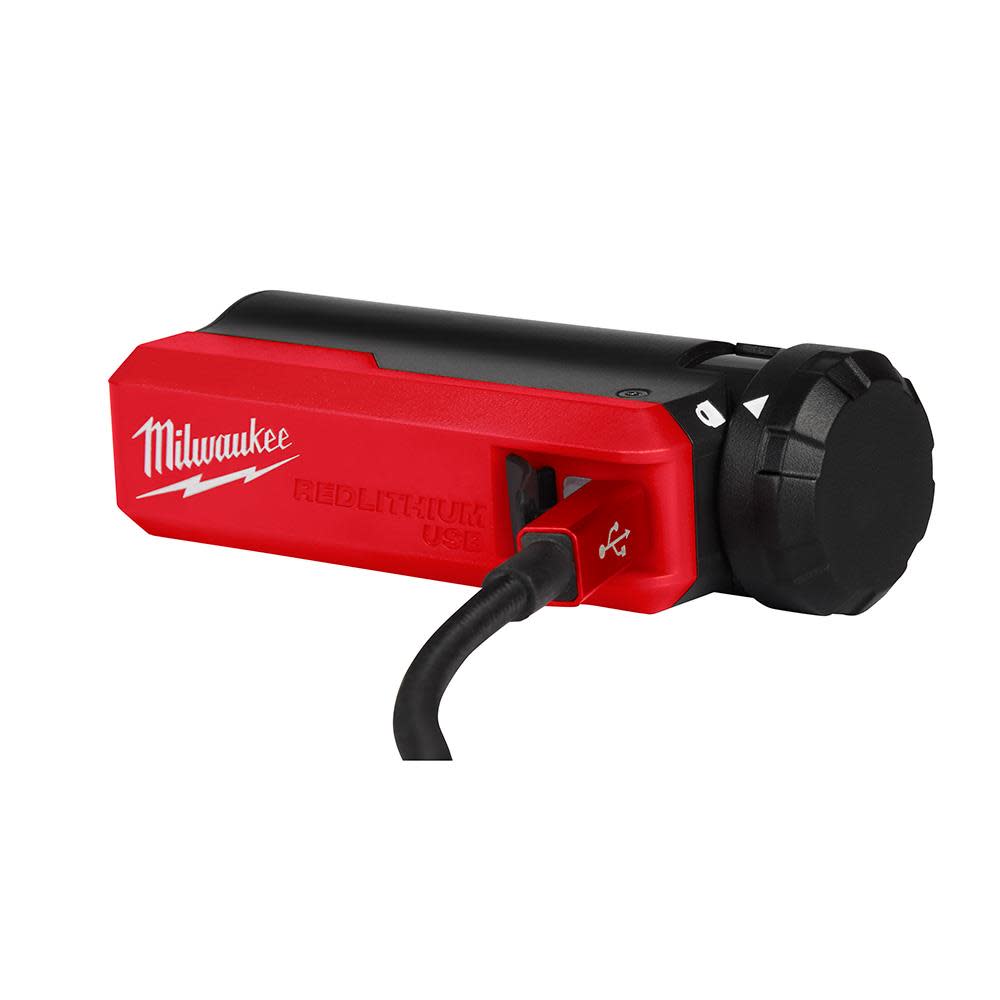 Milwaukee USB Rechargeable Twist Focus Flashlight Kit Bundle - Ascmtools
