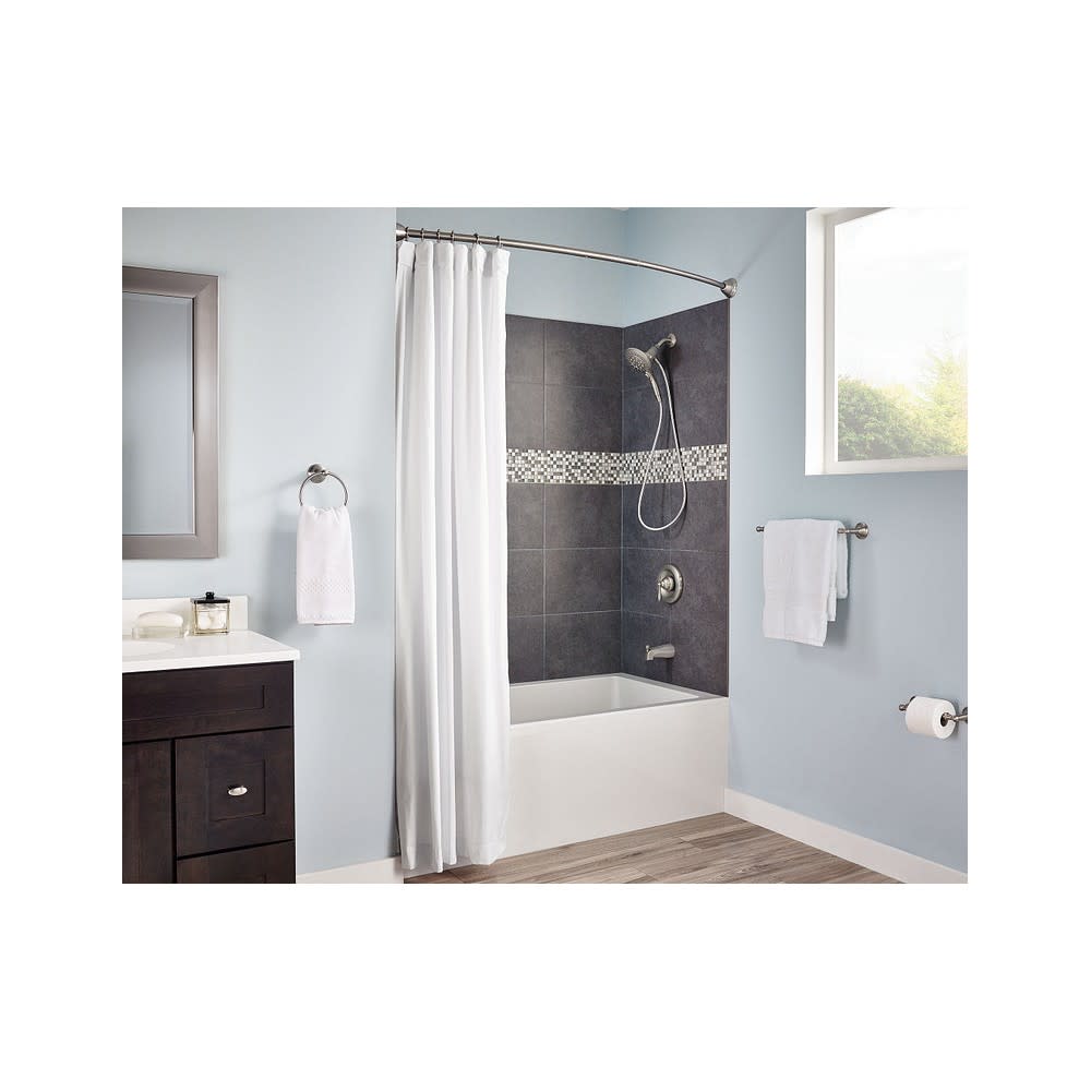 Moen Sage Towel Bar Brushed Nickel Brass 18″ - Ascmtools