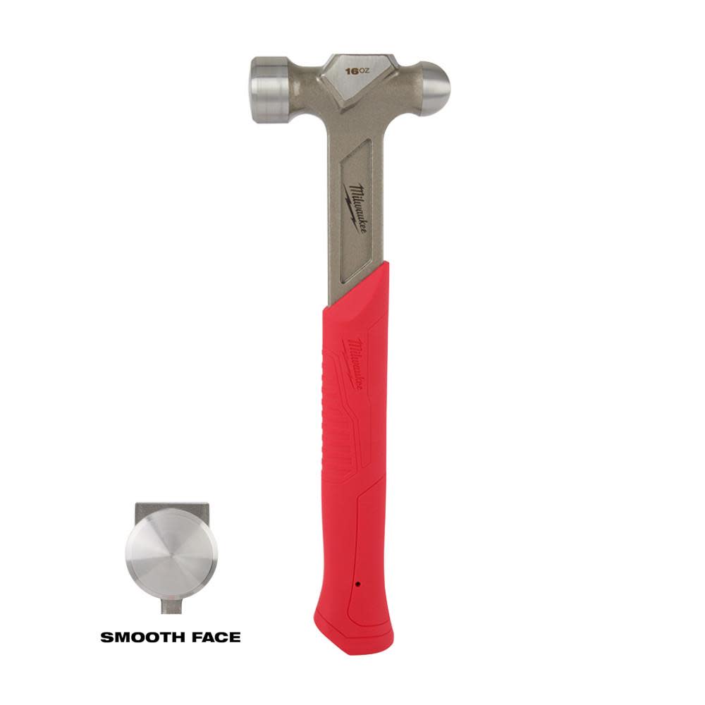 Milwaukee 16oz Steel Ball Peen Hammer - Ascmtools