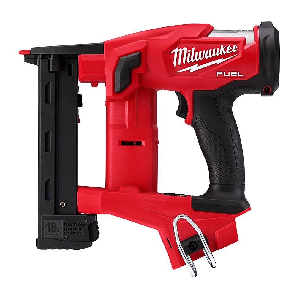 Milwaukee M18 FUEL 18 Gauge 1/4 in. Narrow Crown Stapler (Bare Tool) - Ascmtools