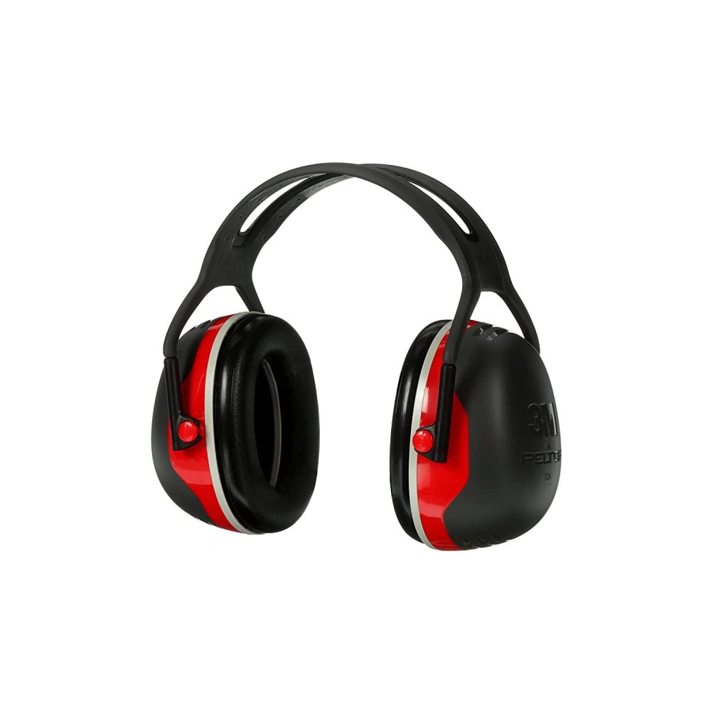 3M Peltor X Series 28 dB Black/Red Soft Foam Earmuff 1 Pair - Ascmtools