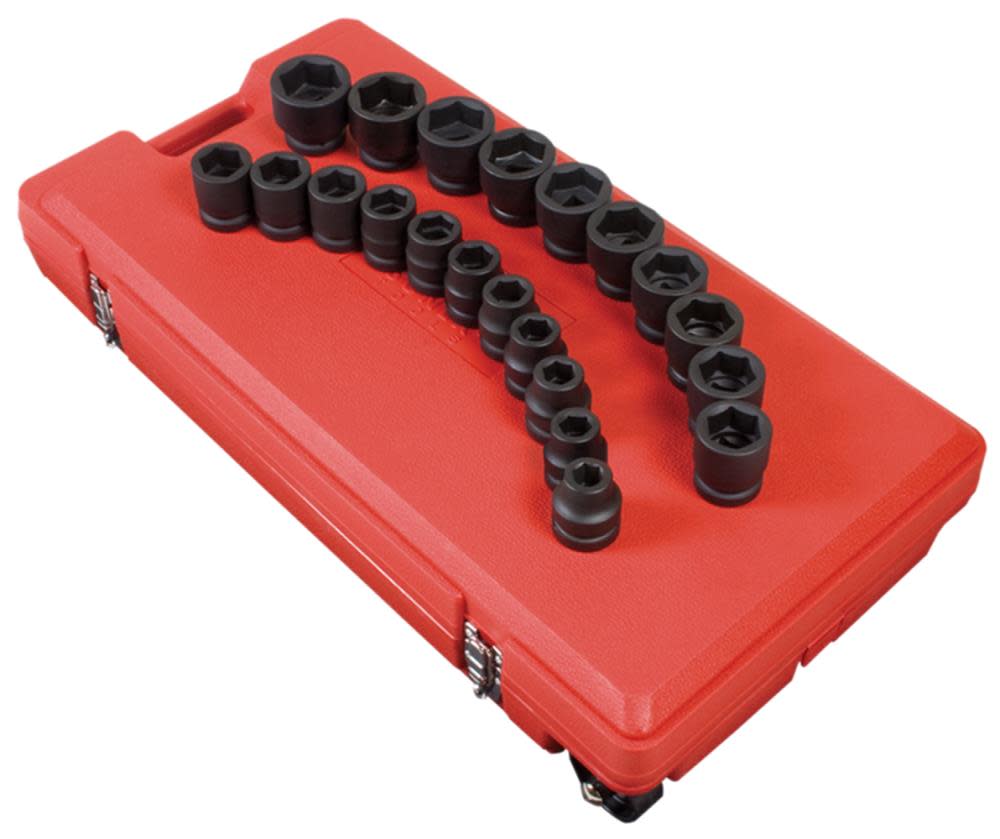 Sunex 21 pc. 1 In. Drive SAE Impact Socket Set - Ascmtools