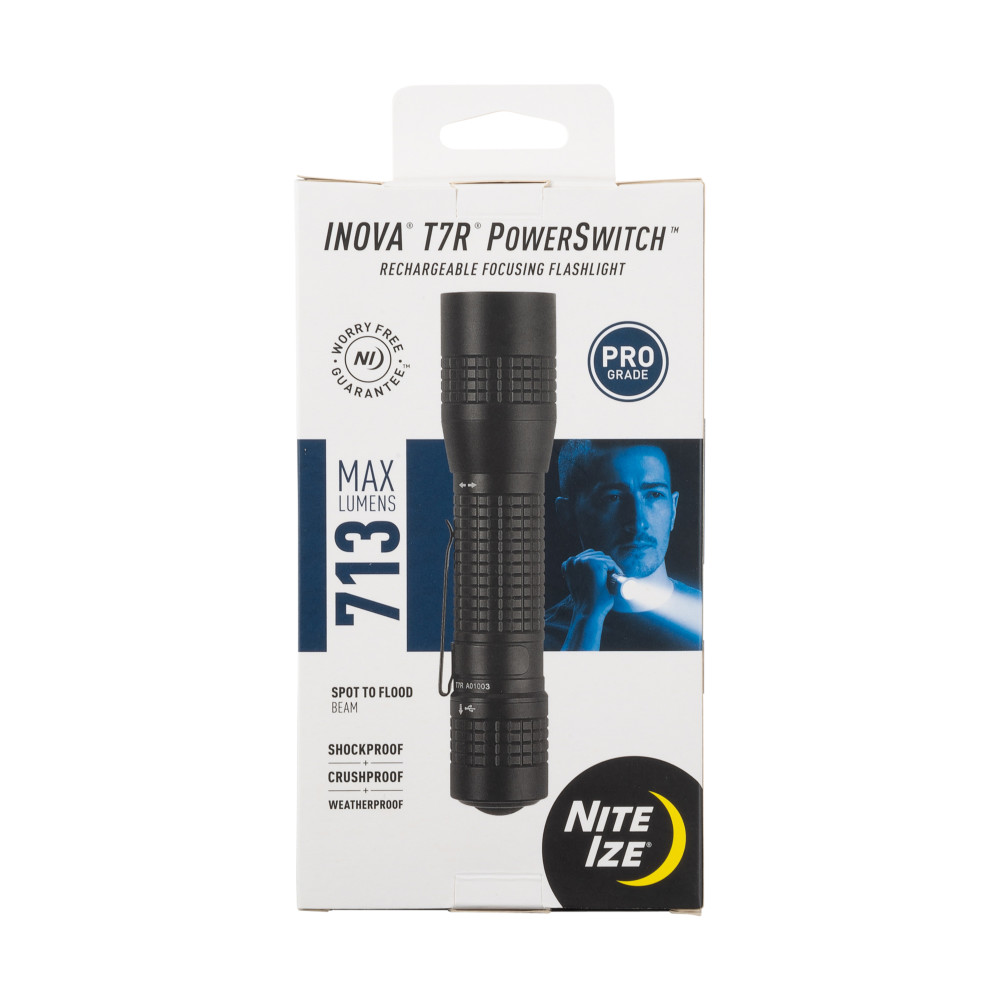 Nite Ize INOVA T7R PowerSwitch Focusing Flashlight Rechargeable - Ascmtools