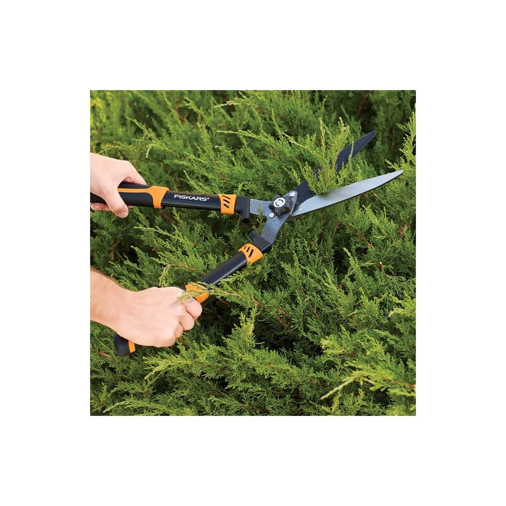 Fiskars 8″ Steel Adjustable Blade Hedge Shear with Steel Handle - Ascmtools