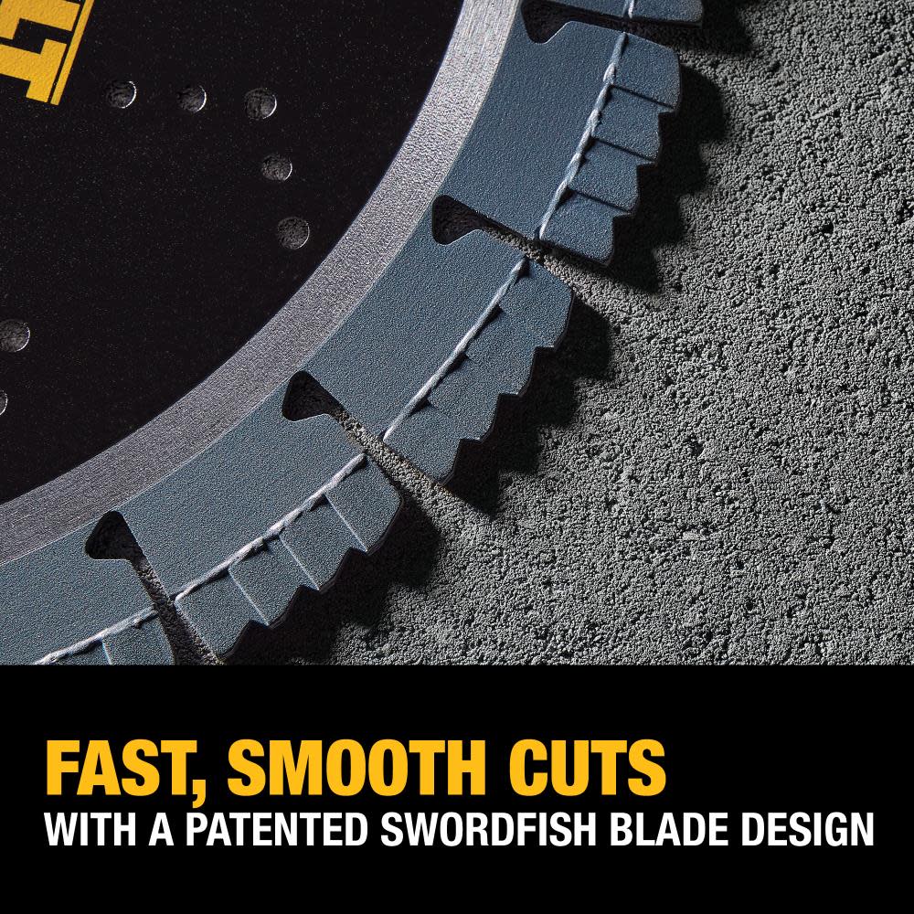 DEWALT Diamond Blade 16″ Segmented XP7 Reinforced Concrete - Ascmtools