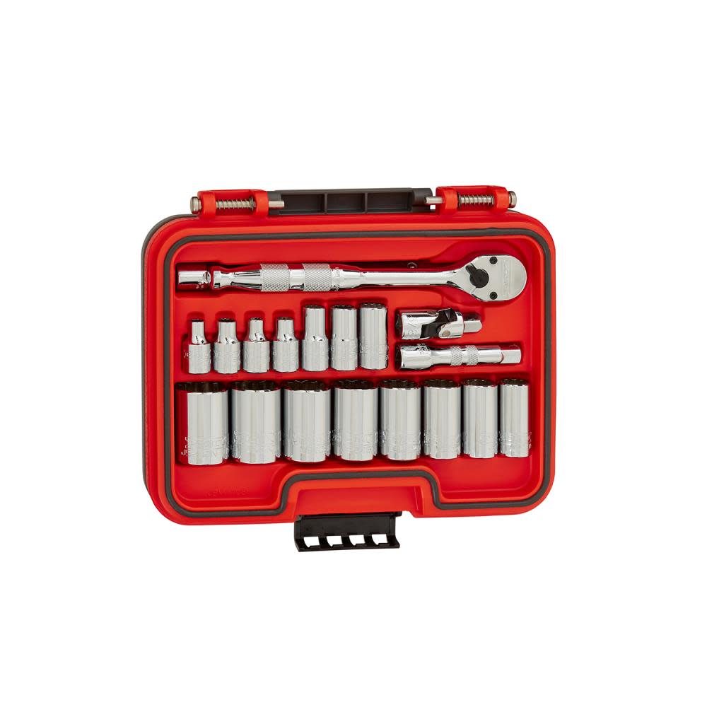 Proto Socket Set 3/8 DR 19pc SAE 12pt AERO - Ascmtools