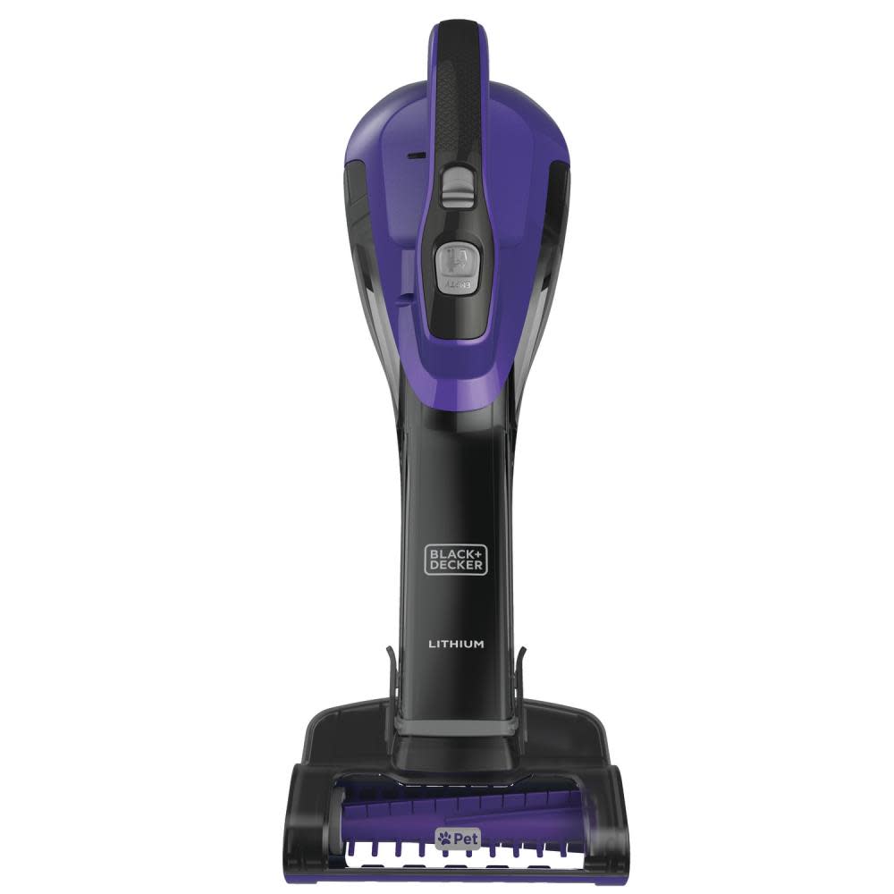 Black and Decker Lithium Hand Vac Pet Purple - Ascmtools