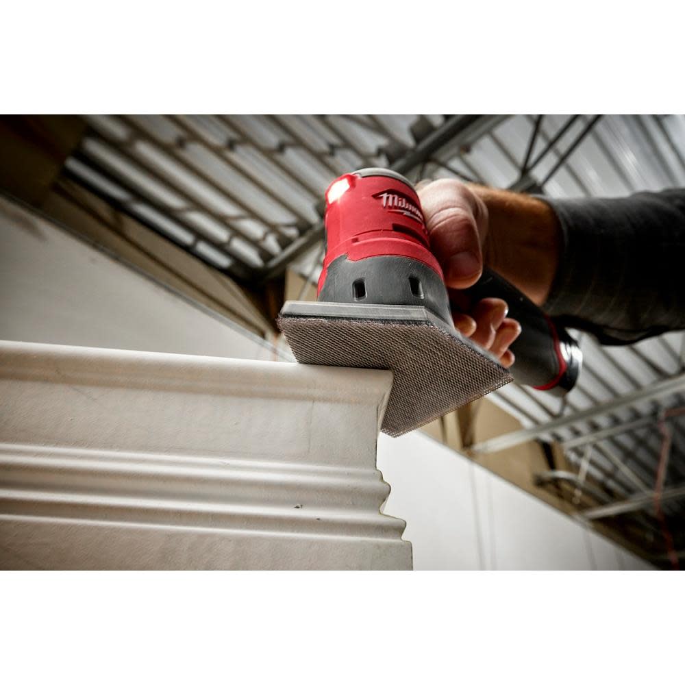 Milwaukee 400 Grit Mesh Sanding Sheets for M12 Orbital Detail Sander 12pk - Ascmtools