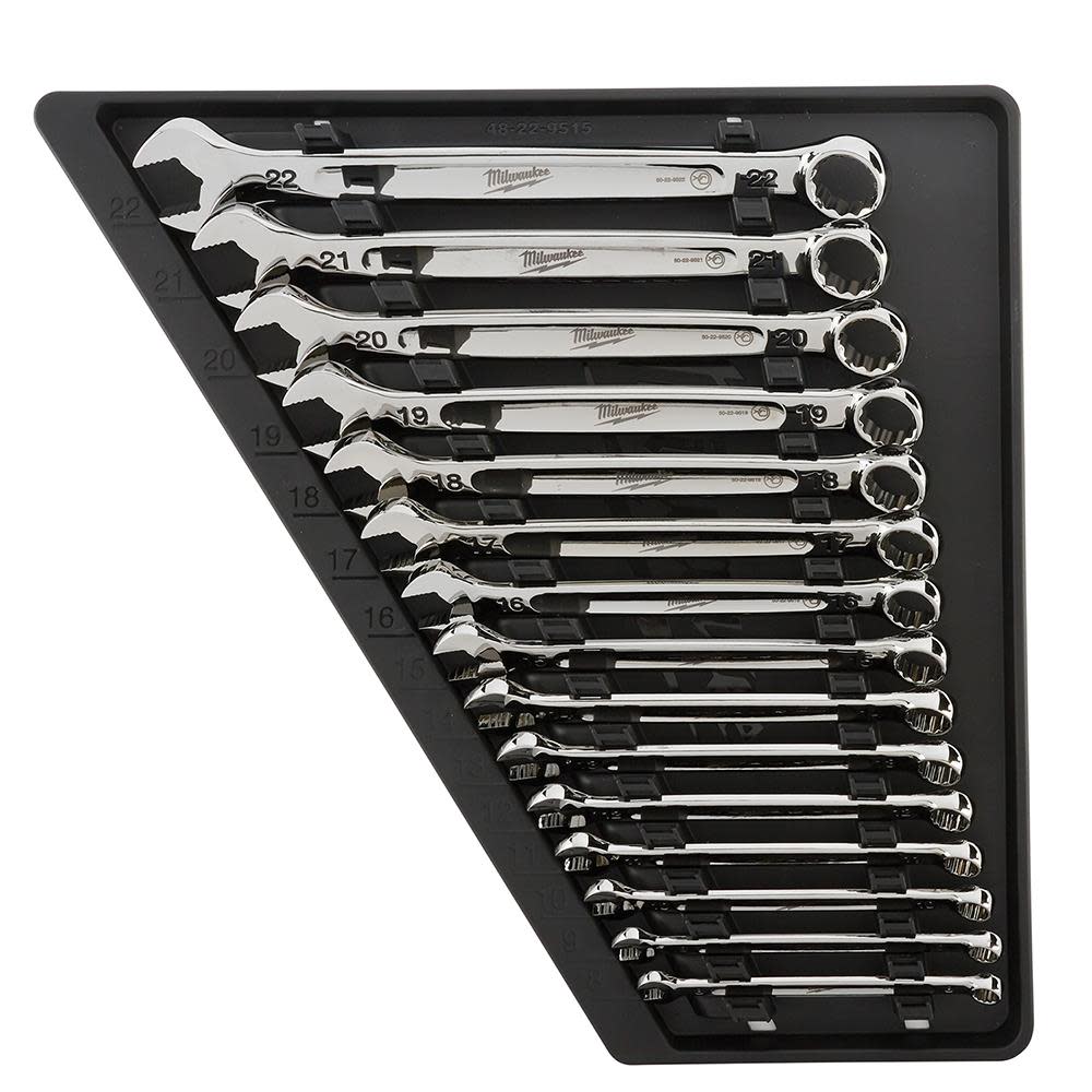 Milwaukee 15-Piece Combination Wrench Set – Metric - Ascmtools