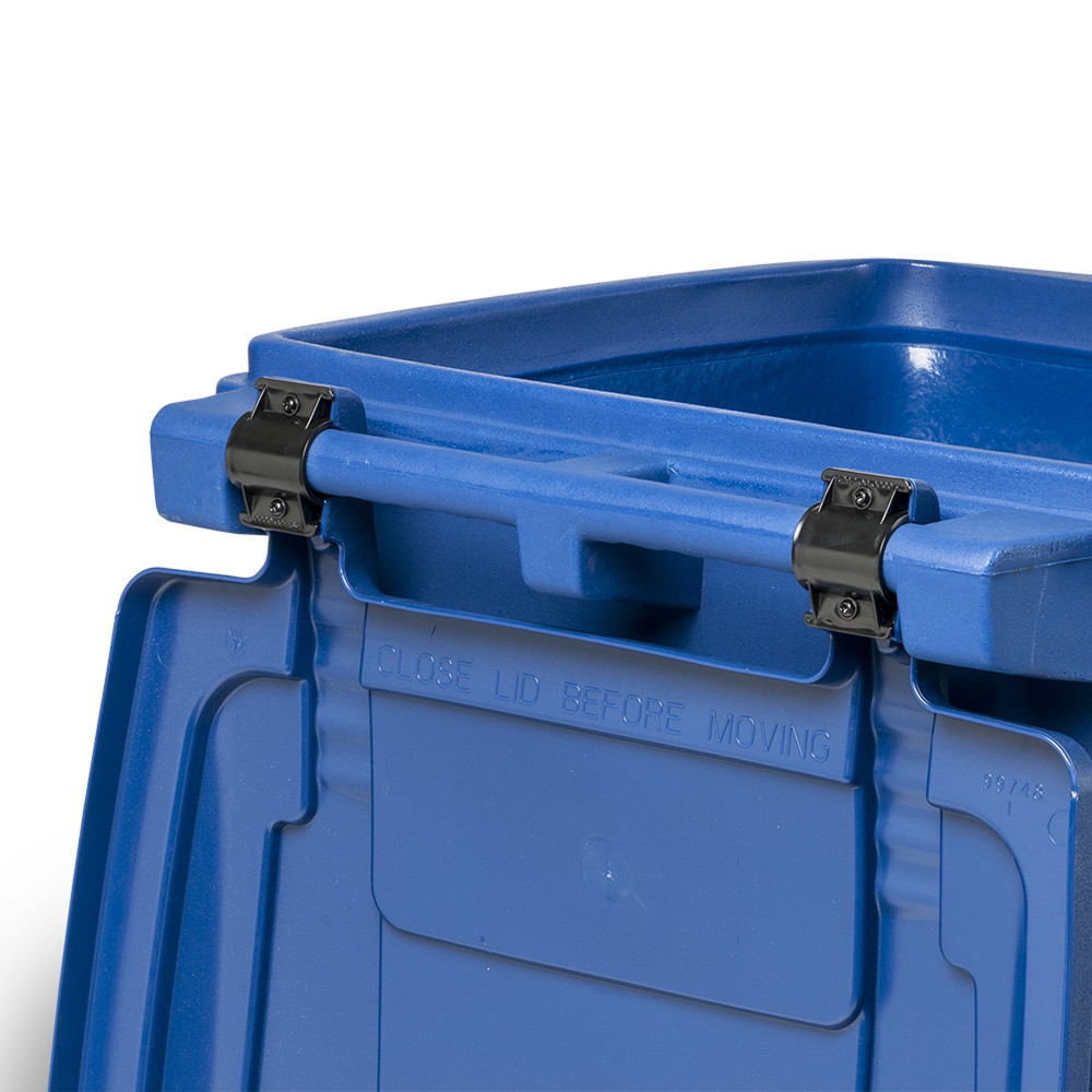 Toter 48 Gallon Trash Can with Smooth Wheels and Lid - Ascmtools