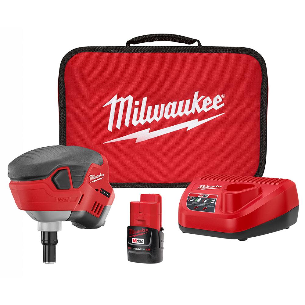 Milwaukee M12 Cordless Lithium-Ion Palm Nailer Kit - Ascmtools